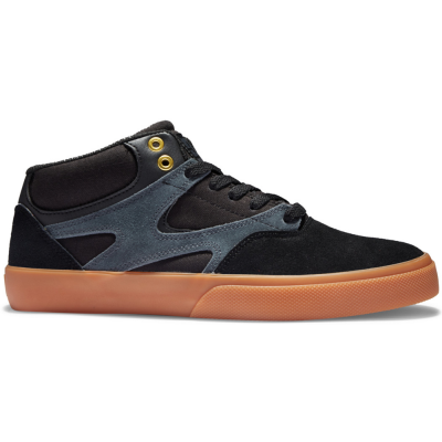 DC SHOES KALIS VULC MID S BLACK/GUM SCARPE