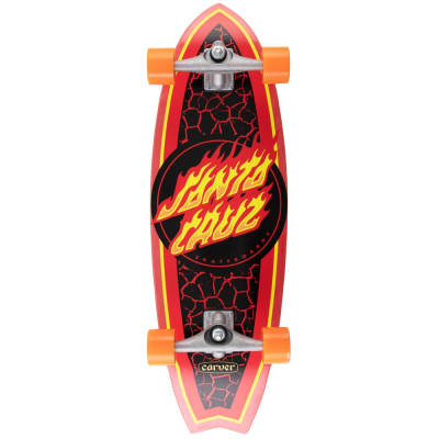 SANTA CRUZ x CARVER FLAME DOT SHARK 31.52