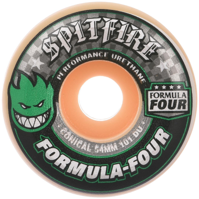 SPITFIRE F4 CONICAL 101A x 54MM GREEN RUOTE SKATEBOARD