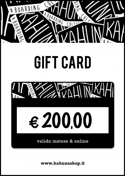 BUONO REGALO 200,00 euro (Gift Card)