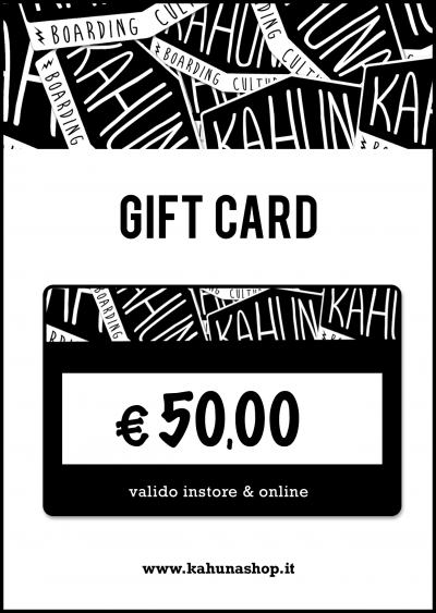 BUONO REGALO 50,00 euro (Gift Card)