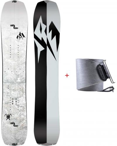 JONES SOLUTION SPLITBOARD 161 TAVOLA SNOWBOARD + NOMAD QUICK TENSION TAIL CLIP B GREY PELLI