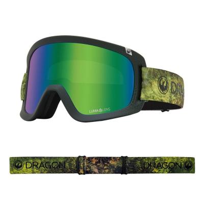 DRAGON D1 OTG TERRA FIRMA LL GREEN ION / LL AMBER MASCHERA SNOWBOARD