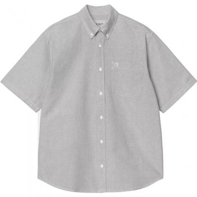 CARHARTT WIP S/S BRAXTON SHIRT GRAPHITE/WAX