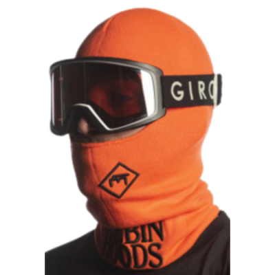 BRETHREN ROBBIN HOOD FLORIDA ORANGE FACEMASK