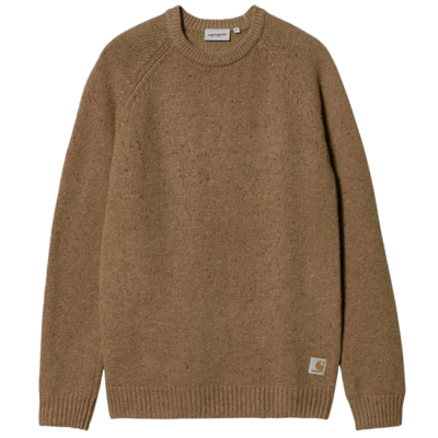 CARHARTT WIP ANGLISTIC SWEATER SPECKLED JASPER MAGLIONE