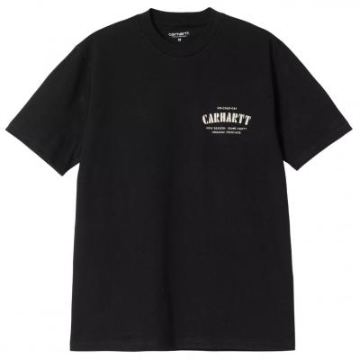 CARHARTT WIP S/S CATALOGUE C LOGO BLACK T-SHIRT