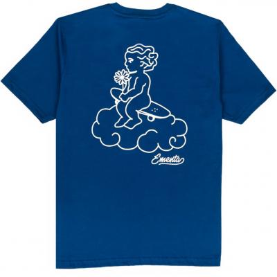 EMENTA CLOUDLY S/S T-SHIRT DARK BLUE