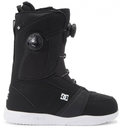 DC LOTUS DOUBLE BOA BLACK/WHITE SCARPONI SNOWBOARD DONNA