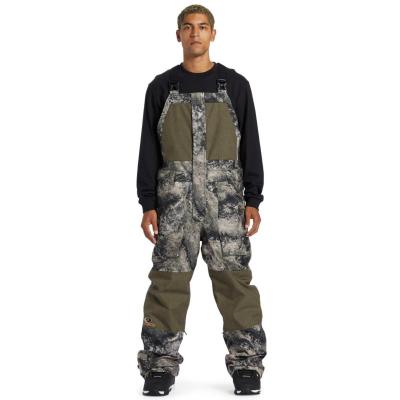 DC SHADOW BIB MOSSY OAK TERRA COYOTE CAMO PANTALONI SNOWBOARD