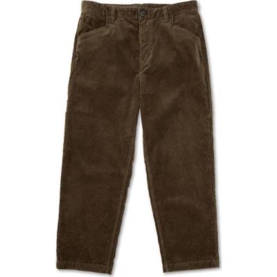 VOLCOM LOUIE LOPEZ TAPERED CORD DARK EARTH PANTALONI