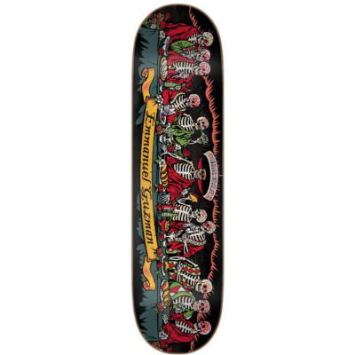 SANTA CRUZ GUZMAN DINING WHIT THE DEAD 8.27 x 31.83 TAVOLA SKATEBOARD