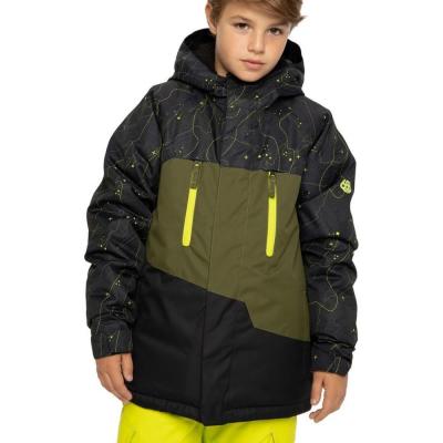 686 GEO INSULATED BLACK COUNTOUR MAP GIACCA SNOWBOARD BAMBINO