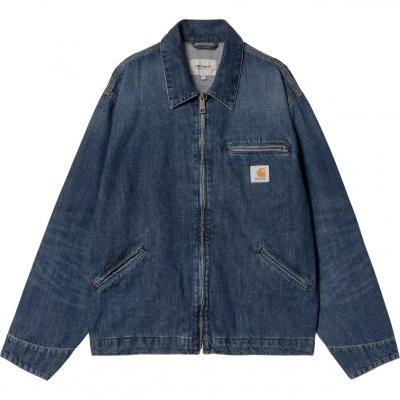 CARHARTT WIP OG DETROIT JACKET SUMMER BLUE (DARK USED WASH)