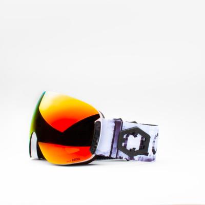 OUT OF OPEN CLOSED RED MCI MASCHERA SNOWBOARD
