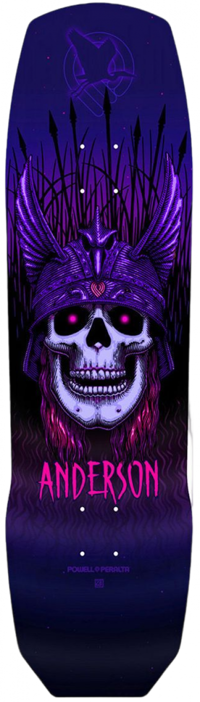 POWELL PERALTA ANDY ANDERSON HERON SKULL 8.45