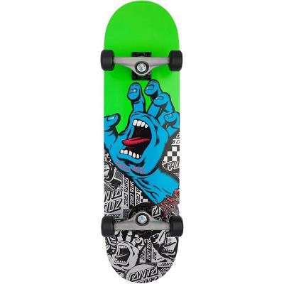 SANTA CRUZ FLIER HAND LARGE SK8 8.25in x 31.5in SKATEBOARD