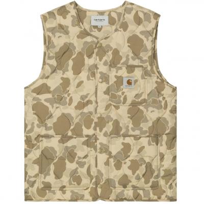 CARHARTT WIP SKYTON VEST CAMO DUCK/DESERT 