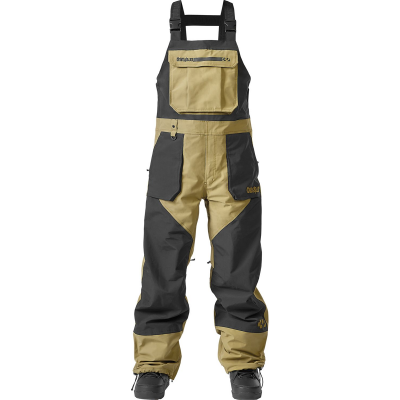 THIRTYTWO BASEMENT BIB BLACK/TAN PANTALONI SNOWBOARD