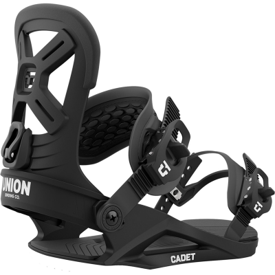 UNION CADET BLACK ATTACCHI SNOWBOARD BAMBINO