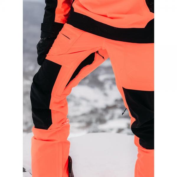 BURTON SOUTHSIDE SLIM TETRA ORANGE/TRUE BLACK PANTALONI SNOWBOARD