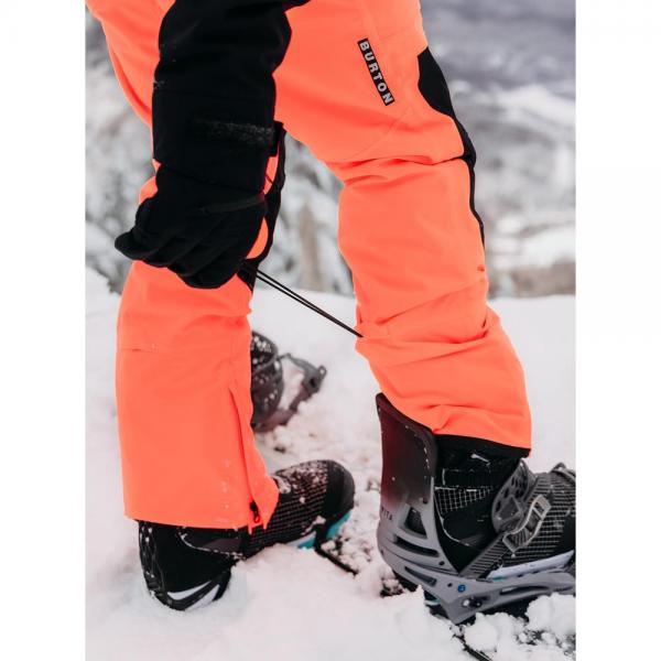 BURTON SOUTHSIDE SLIM TETRA ORANGE/TRUE BLACK PANTALONI SNOWBOARD