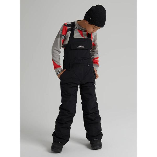 BURTON SKYLAR BIB TRUE BLACK PANTALONI SNOWBOARD BAMBINO