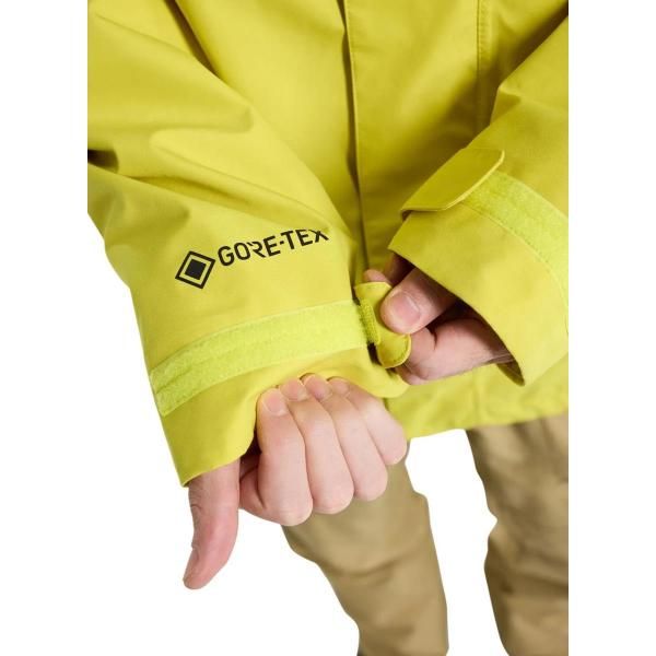 BURTON POWLINE GORE-TEX 2L SULFUR/TRUE BLACK GIACCA SNOWBOARD