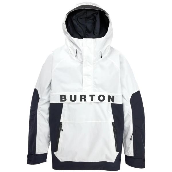 BURTON FROSTNER STOUT WHITE/TRUE BLACK GIACCA SNOWBOARD