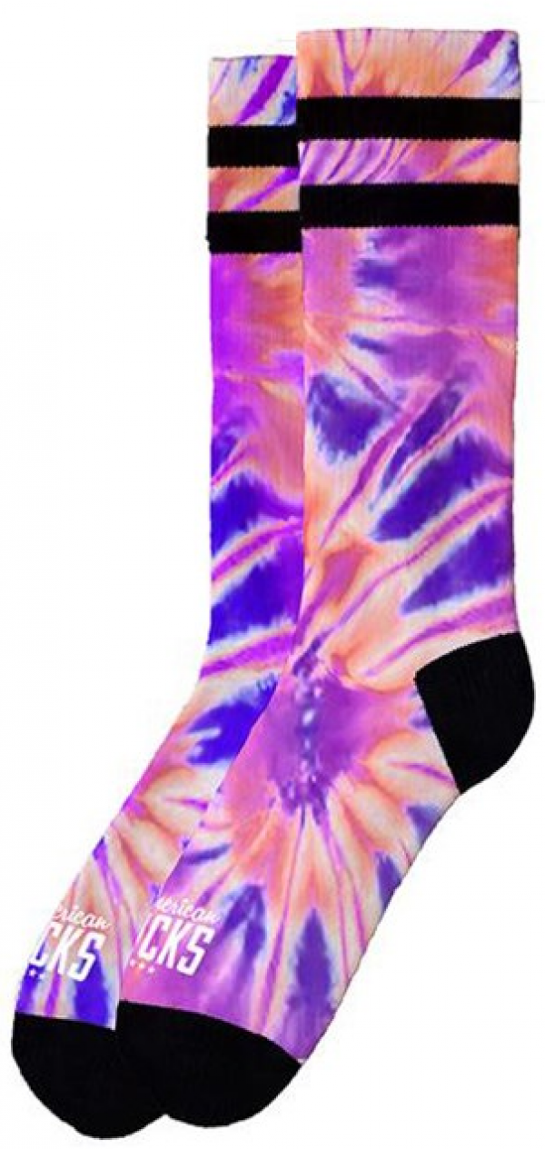 AMERICAN SOCKS TRIPPING TIE DYE CALZINI