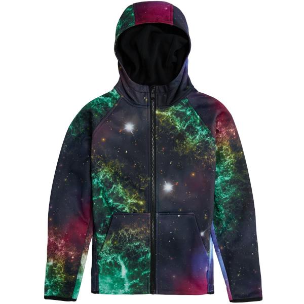 BURTON CROWN WEATHERPROOF FULL-ZIP PAINTED PLANETS FELPA SNOWBOARD BAMBINO