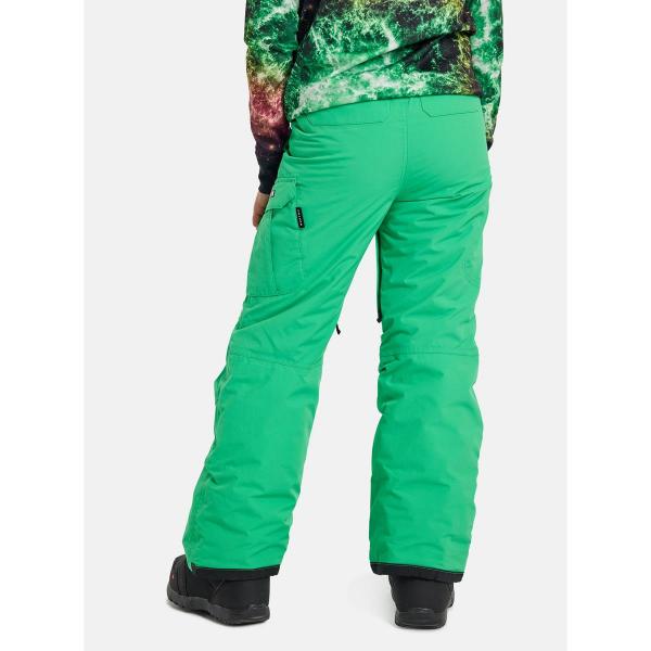 BURTON ELITE CARGO GALAXY GREEN PANTALONI SNOWBOARD BAMBINO