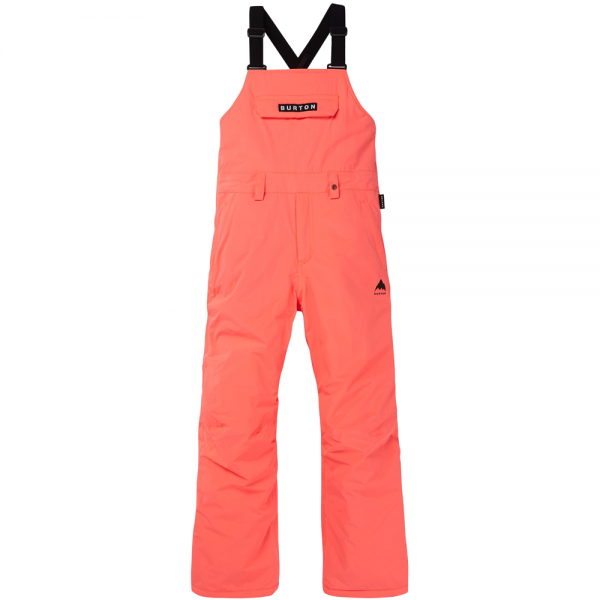 BURTON SKYLAR BIB TETRA ORANGE PANTALONI SNOWBOARD BAMBINO