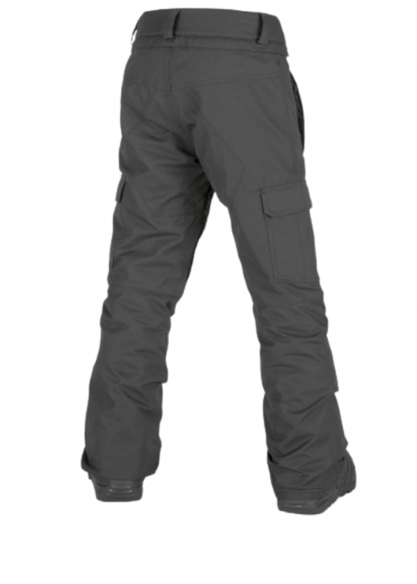 VOLCOM CARGO INSULATED BLACK PANTALONI SNOWBOARD BAMBINO