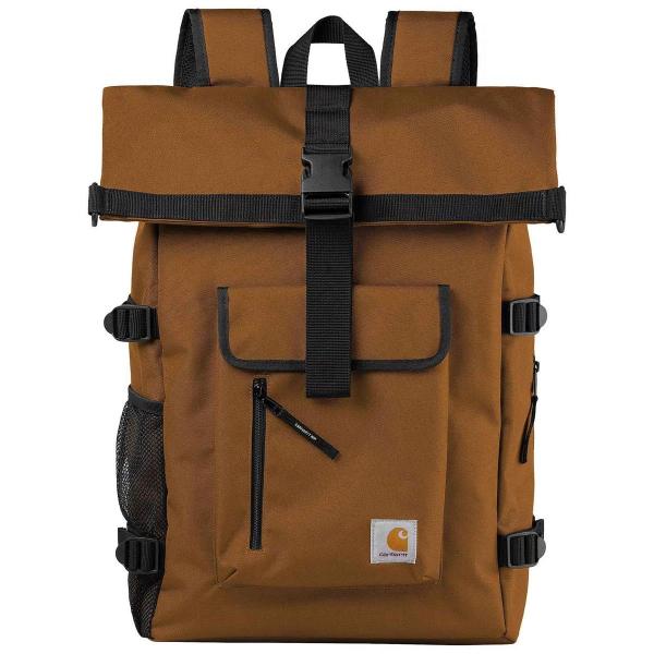 CARHARTT WIP PHILIS BACKPACK DEEP H BROWN ZAINO