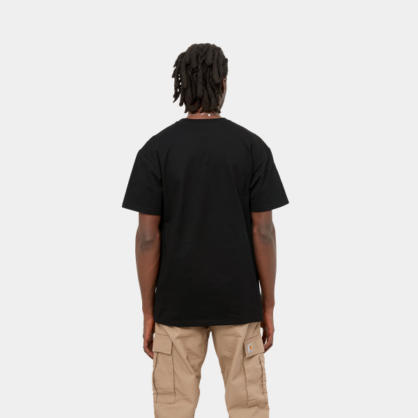 CARHARTT WIP S/S CHASE BLACK/GOLD T-SHIRT