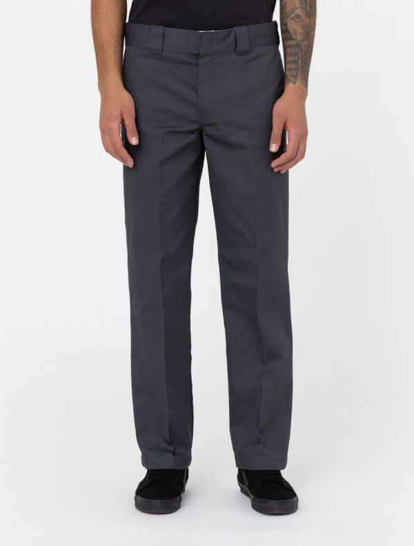 DICKIES 873 STRAIGHT WORK PANT CHARCOAL GREY