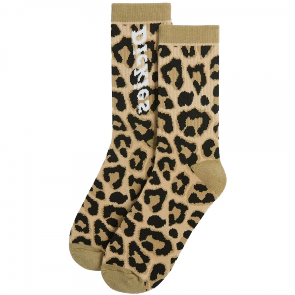 DICKIES SILVER FIRS LEOPARD PRINT CALZINI