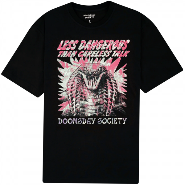 DOOMSDAY CARELESS BLACK T-SHIRT