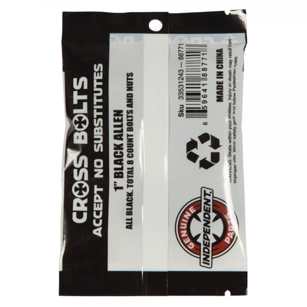 INDEPENDENT GENUINE PARTS ALLEN HARDWARE 7/8  IN BLACK VITI