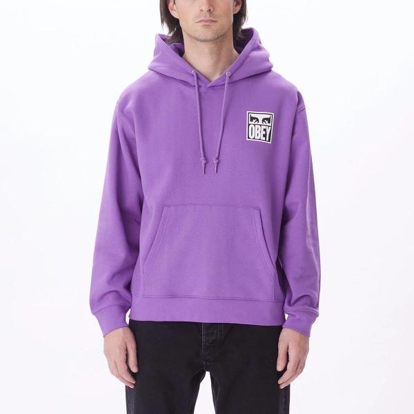 OBEY EYES ICON HOOD PASSION FLOWER FELPA