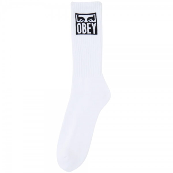 OBEY EYES ICON WHITE CALZINI