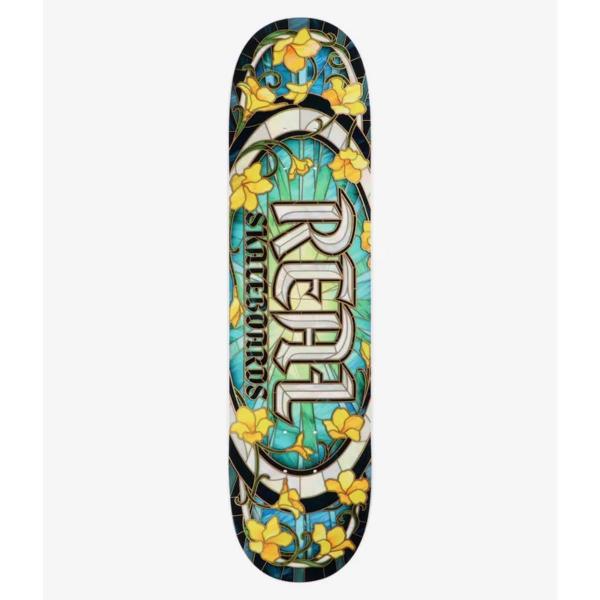 REAL TEAM OVAL CATHEDRAL TAVOLA SKATEBOARD