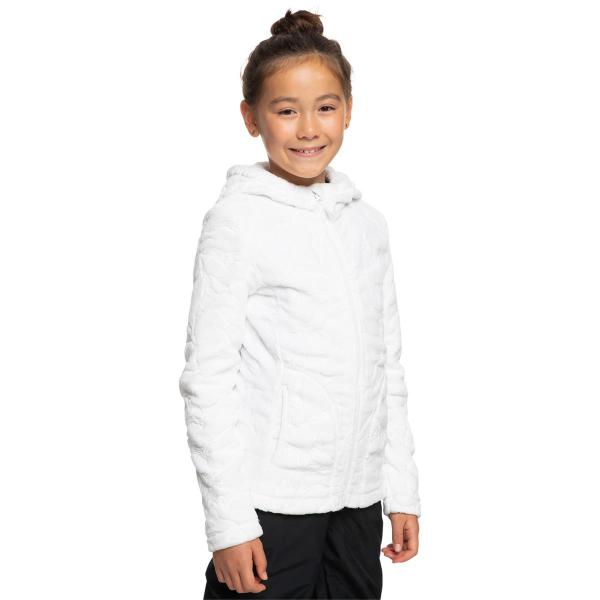 ROXY IGLOO BRIGHT WHITE FELPA SNOWBOARD BAMBINO