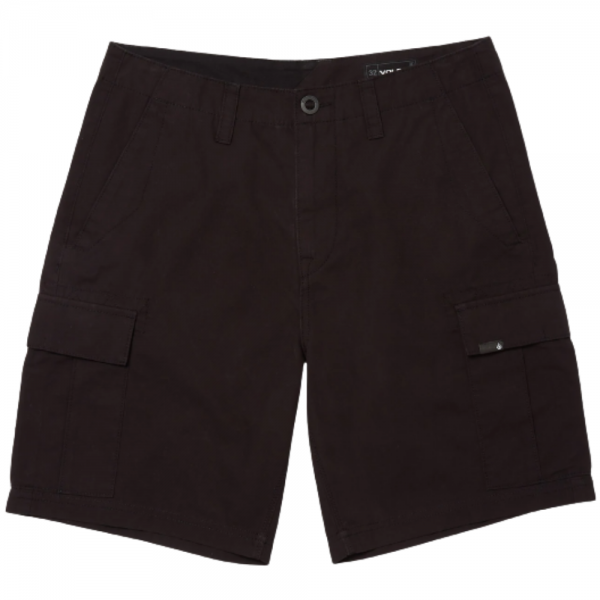 VOLCOM MARCH CARGO BLACK SHORTS