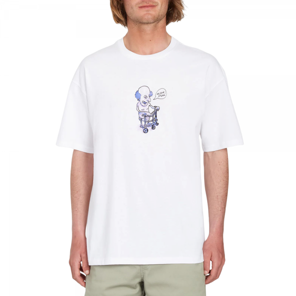 VOLCOM SLOWFUTUR WHITE T-SHIRT 