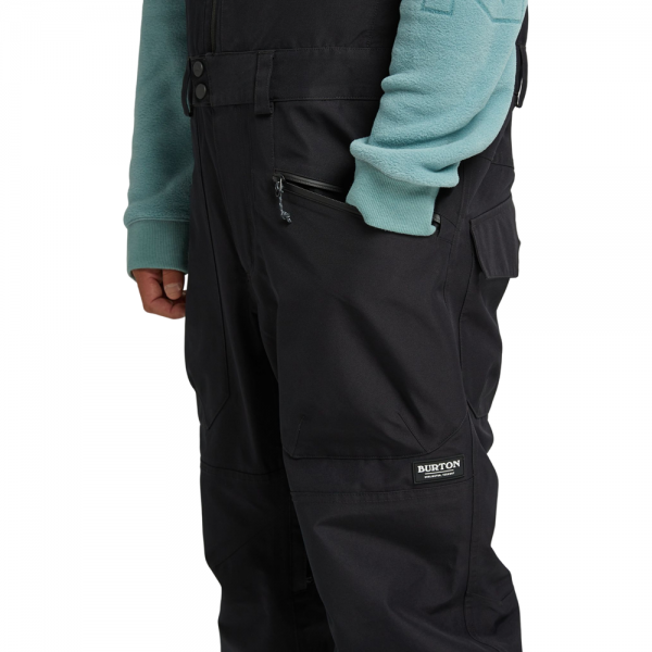 BURTON GORE RESERVE BIB TRUE BLACK PANTALONI SNOWBOARD