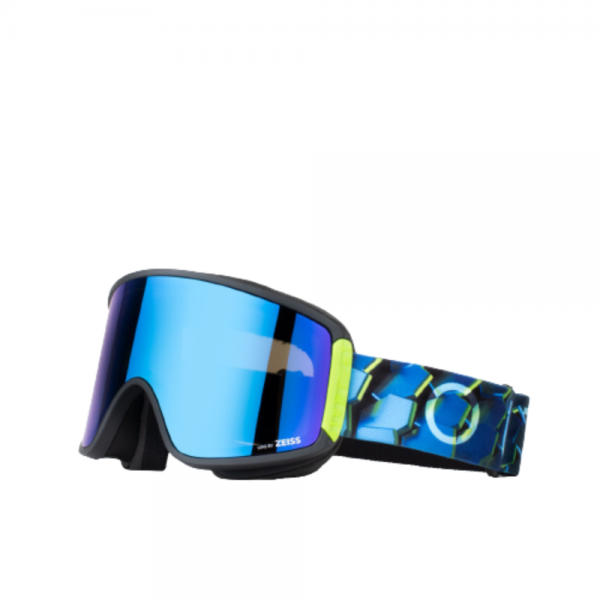 OUT OF SHIFT HEXAGON BLUE MCI MASCHERA SNOWBOARD