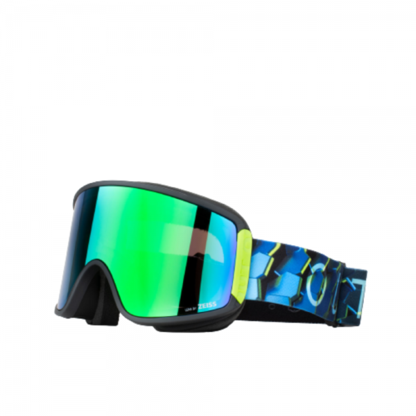 OUT OF SHIFT HEXAGON GREEN MCI MASCHERA SNOWBOARD