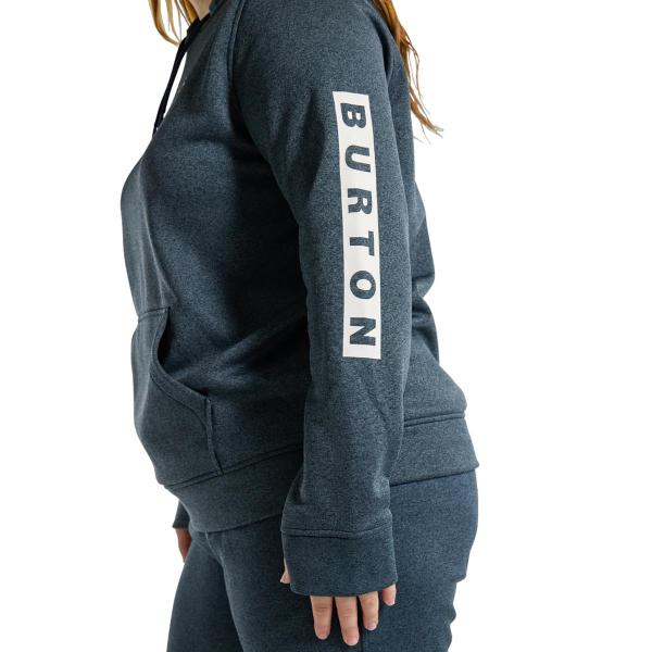 BURTON OAK DRESS BLUE HEATHER FELPA SNOWBOARD DONNA